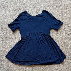 Pinkblush Navy Short Sleeve Shirt